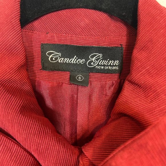 Candice Gwinn New Orleans | Grace Red Coat Dress - Picture 6 of 8